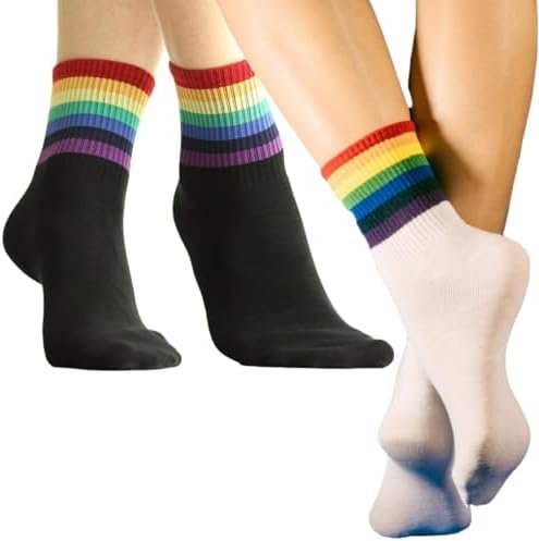 Holiday Hero Rainbow Knee High Socks, Thigh High Socks for Women and Men  Perfect for Pride - Rainbow Red and Purple : : Clothing, Shoes 